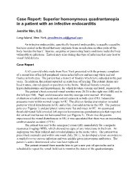 Case Report: Superior Homonymous Quadrantanopia in a Patient with an Infective Endocarditis