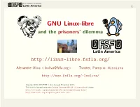 GNU Linux-Libre and the Prisoners’ Dilemma