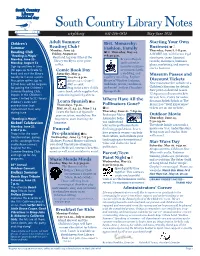 Sctylib.Org 631-286-0818 May-June 2018