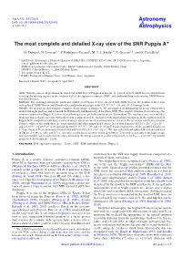 The Most Complete and Detailed X-Ray View of the SNR Puppis A⋆