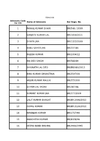Advocate List.Pdf