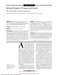Effect of Brain-Derived Neurotrophic Factor