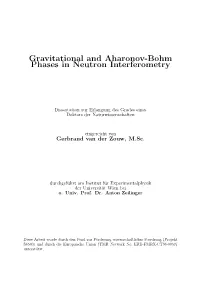 Gravitational and Aharonov-Bohm Phases in Neutron Interferometry