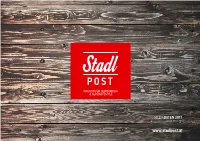 Stadlpost.At Inhaltsübersicht