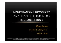 Understanding Property Damage and the Business