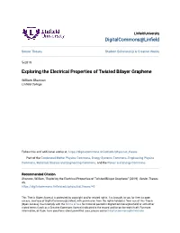 Exploring the Electrical Properties of Twisted Bilayer Graphene