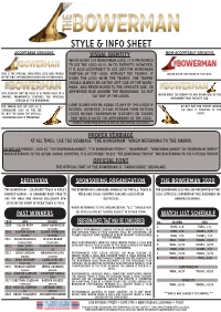 The Bowerman Style Guide