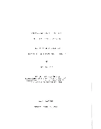 By a Thesis Submitted to the Department of Anthropology In