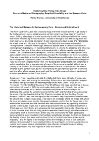 Exploring How Things Take Shape Research Notes on Ethnography, Empirical Sensibility and the Baroque State