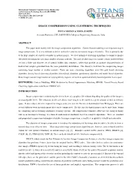 Image Compression Using Clustering Techniques