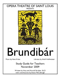 Brundibár Study Guide (P