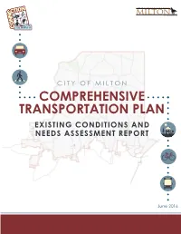 Comprehensive Transportation Plan Existing Conditions and Needs Assessment Report