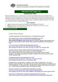 National Nomination- Coal River & Government Domain 2012-Revised-FINAL