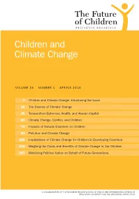 Pollution and Climate Change