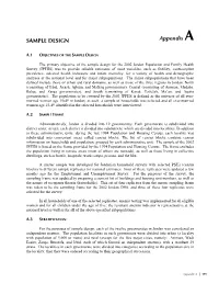 SAMPLE DESIGN Appendix A