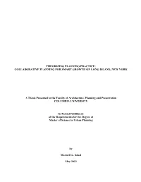 Theorizing Planning Practice: Collaborative Planning for Smart Growth on Long Island, New York