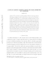 A NOTE on JOINTLY MODELING EDGES and NODE ATTRIBUTES of a NETWORK 2 Levels As a Function of an Underlying Regulatory Network, Or Vise Versa ([22])