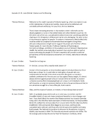 Dr. Joan Chrisler- Sizeism and Fat Shaming Therese Markow