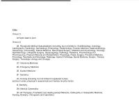 Fields Listed in Part I. Group (8)