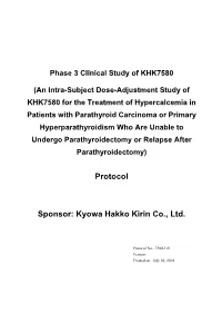 Study Protocol and Statistical Analysis Plan