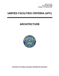 UFC 3-101-01 Architecture, with Change 1