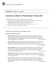 View Questions Tabled PDF File 0.24 MB