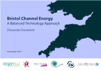 Bristol Channel Energy a Balanced Technology Approach