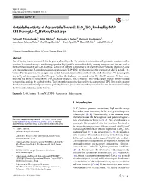 Notable Reactivity of Acetonitrile Towards Li2o2/Lio2 Probed By
