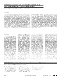 A Study of an Indicator Insect Group in Southern Mexico