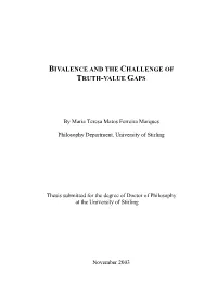 Bivalence and the Challenge of Truth-Value Gaps
