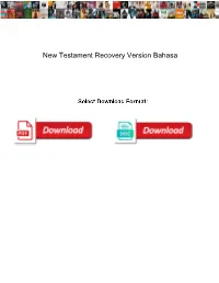 New Testament Recovery Version Bahasa