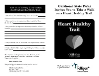 Oklahoma State Parks Invites You to Take a Walk on a Heart Healthy Trail
