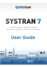 SYSTRAN-7-User-Guide.Pdf