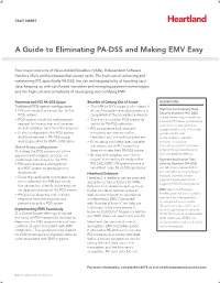 A Guide to Eliminating PA-DSS and Making EMV Easy