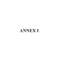 Annex I Request for Inspection