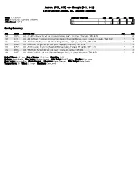 Auburn (7-3 , 4-3) -Vs- Georgia (8-2 , 6-2) 11/15/2014 at Athens, Ga