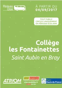 Collège Les Fontainettes Saint Aubin En Bray