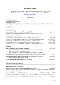 CV Jonathan Sicsic