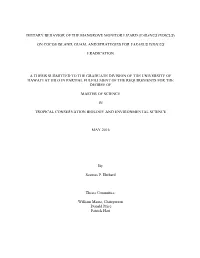 Dietary Behavior of the Mangrove Monitor Lizard (Varanus Indicus)