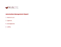 Information Management Report