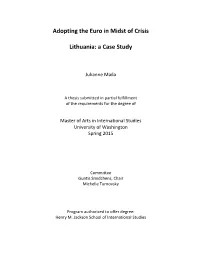 Lithuania: a Case Study