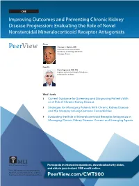 Peerview.Com/CWT900 Improving Outcomes and Preventing Chronic