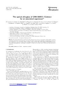 The Optical Afterglow of GRB 000911: Evidence for an Associated Supernova??