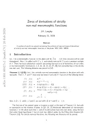 Zeros of Derivatives of Strictly Non-Real Meromorphic Functions, Ann