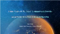 5G Industry Application - Differentiate, Synergy and Centralized Operation