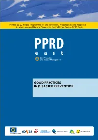Good Practices in Disaster Prevention