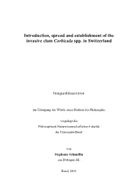 Introduction, Spread and Establishment of the Invasive Clam Corbicula Spp