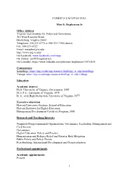 Max Stephenson CV Archive