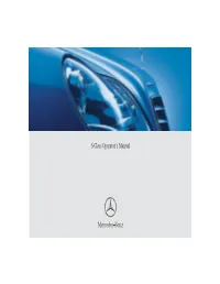S-Class Operator's Manual
