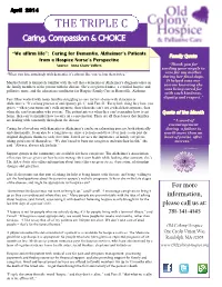 THE TRIPLE C Caring, Compassion & CHOICE